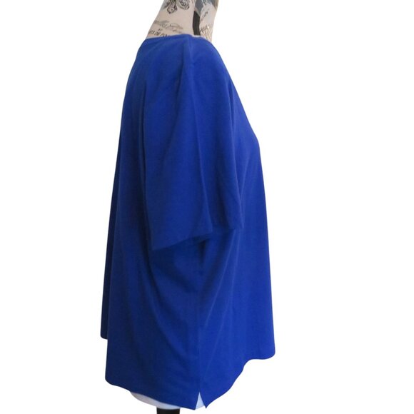 Eileen Fisher Light Weight Top, Size Large, Royal Blue - Very Good Pre-owned - Picture 3 of 8